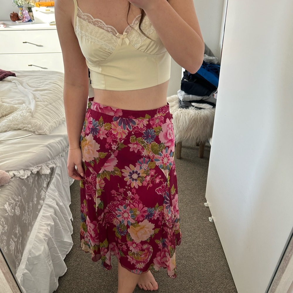 Blumarine 100% Silk skirt Made in Italy